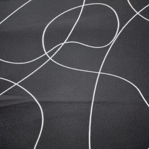 LIGHT POLY WOVEN BLK WHT SQUIGGLE PRINT WL 1Y20123 G 17552 300x300
