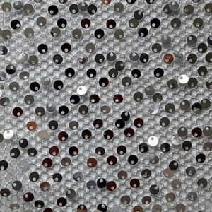 MESH AND CREPE KNITS SILVER SEQUINS MESH SG 02012 300x300